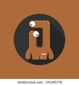 Flat monster