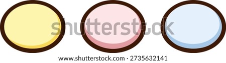Flat more three dots ellipsis icon for app UI basics vector illustration isolated on white background.