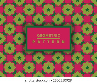 Flat mosaic pattern design Flat colorful geometric mosaic tiles pattern design, colorful geometric seamless pattern background