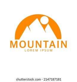 flat mountain logo is good for company logo. T shirts