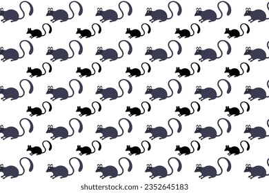 Flat Mouse Animal Pattern Background, can be used for business designs, presentation designs or any suitable designs.