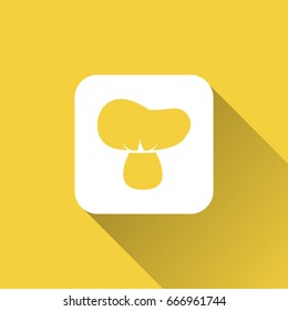 flat mushroom icon