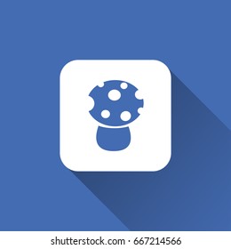 flat mushroom icon
