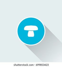 flat mushroom icon