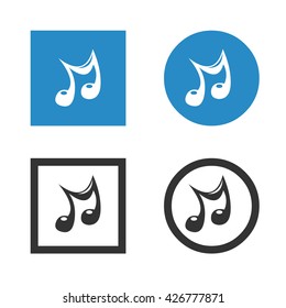 Flat Music Icon