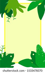 Flat natural background with fresh color.
