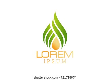 flat natural spa logo