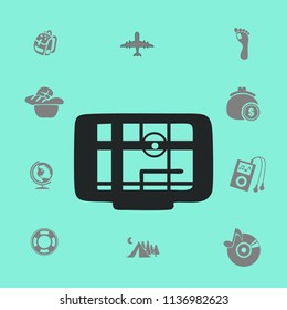 Flat navigator icon