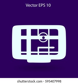 Flat navigator icon