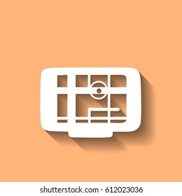 Flat navigator icon