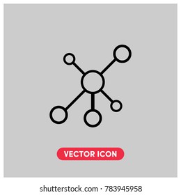 Flat Network Vector Icon Illustration For Web And Mobile App.Ui/Ux.Light Backround.Premium Quality.