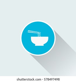 flat noodles icon