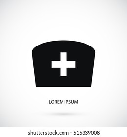 Flat Nurse icon, flat design best vector icon