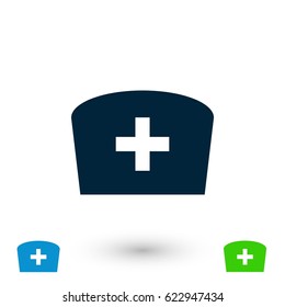 Flat Nurse icon, flat design best vector icon