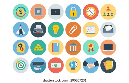 Flat Office Vector Icons 5