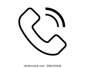 Flachbildschirm für alte Telefone - Symbol für Web- und Mobildesign