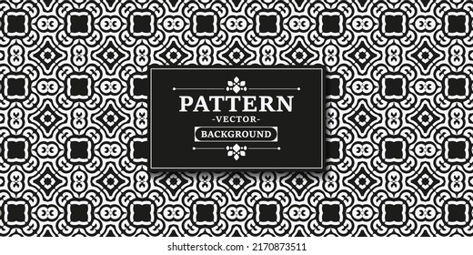 flat ornament line pattern design	