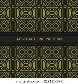 flat ornament line pattern design	