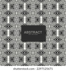 flat ornament line pattern design