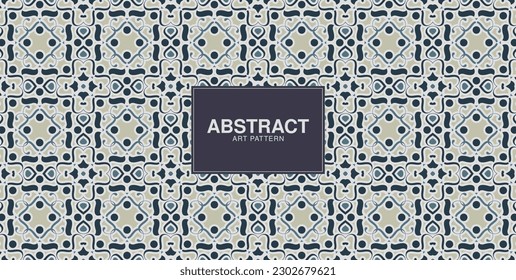 flat ornament line pattern design