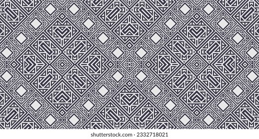 flat ornament line pattern design