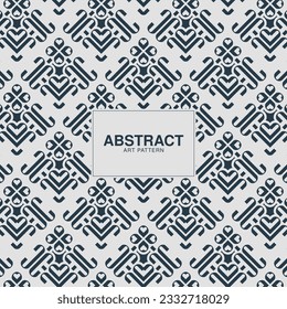 flat ornament line pattern design