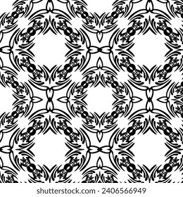Flat ornamental pattern design abstract texture background