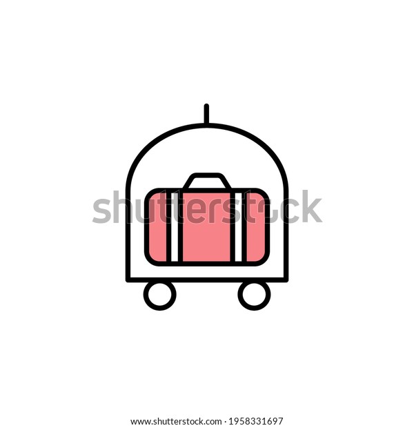 flat outline travel icon. Tour and travel\
outline icon set vector\
illustration.\
