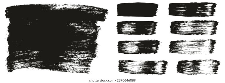Pincel de pintura plana Fondo largo grueso y líneas rectas Mezcla de fondo de vectores abstracto de alto detalle 