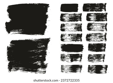 Flat Paint Brush Thick Long Background And Straight Lines Mix High Detail Abstract Vector Background Mix Set 