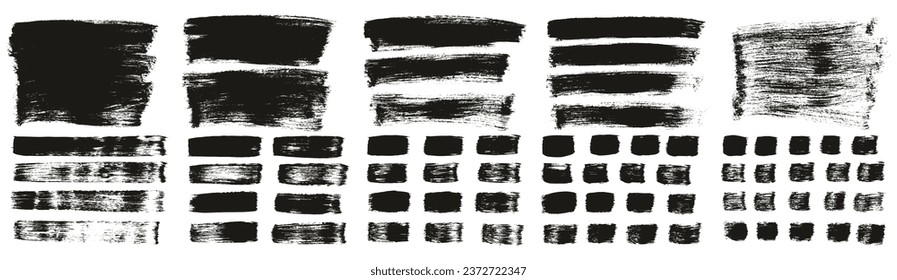 Flat Paint Brush Thick Long Background And Straight Lines Mix High Detail Abstract Vector Background MEGA Mix Set 