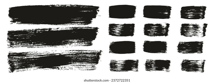Flat Paint Brush Thick Long Background And Straight Lines Mix High Detail Abstract Vector Background Mix Set 