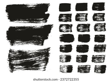 Flat Paint Brush Thick Long Background And Straight Lines Mix High Detail Abstract Vector Background Mix Set 