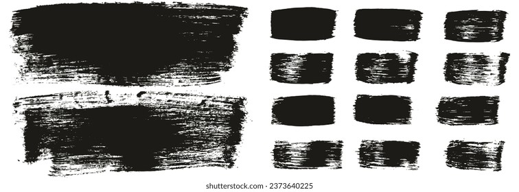 Flat Paint Brush Thick Long Background And Straight Lines Mix High Detail Abstract Vector Background Mix Set 