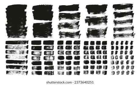 Flat Paint Brush Thick Long Background And Straight Lines Mix High Detail Abstract Vector Background MEGA Mix Set 
