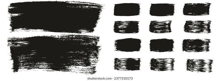 Flat Paint Brush Thick Long Background And Straight Lines Mix High Detail Abstract Vector Background Mix Set 