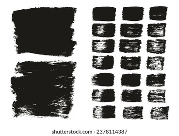 Flat Paint Brush Thick Long Background And Straight Lines Mix High Detail Abstract Vector Background Mix Set 