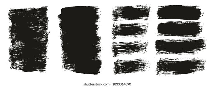 Flat Paint Brush Thick Short Mix Background High Detail Abstract Vector Background Mix Set 
