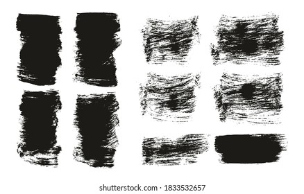 Flat Paint Brush Thick Short Mix Background High Detail Abstract Vector Background Mix Set 