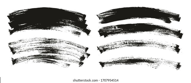 Flachpinsel, dünn gedünsteter Hintergrund, hochdetailliertes abstraktes Vektorillustration-Hintergrund-Mix-Set 