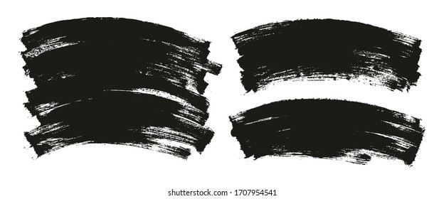 Flachpinsel, dünn gedünsteter Hintergrund, hochdetailliertes abstraktes Vektorillustration-Hintergrund-Mix-Set 