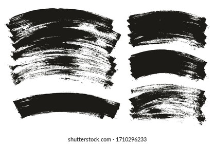 Flachpinsel, dünn gedünsteter Hintergrund, hochdetailliertes abstraktes Vektorillustration-Hintergrund-Mix-Set 