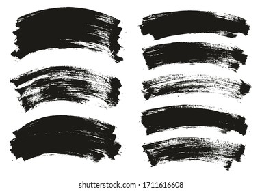 Flachpinsel, dünn gedünsteter Hintergrund, hochdetailliertes abstraktes Vektorillustration-Hintergrund-Mix-Set 