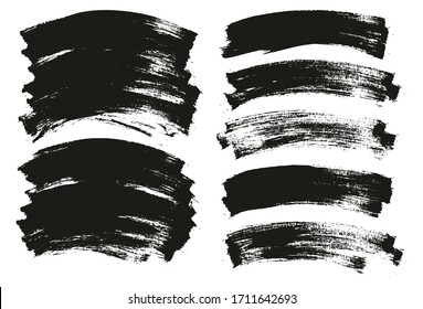 Flachpinsel, dünn gedünsteter Hintergrund, hochdetailliertes abstraktes Vektorillustration-Hintergrund-Mix-Set 