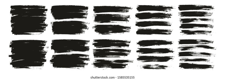 Flat Paint Brush Thin Full Background High Detail Abstract Vector Background Ultra Set 02