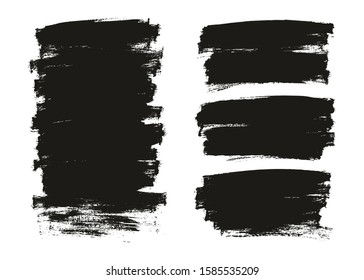 Flat Paint Brush Thin Full Background High Detail Abstract Vector Background Set 0420
