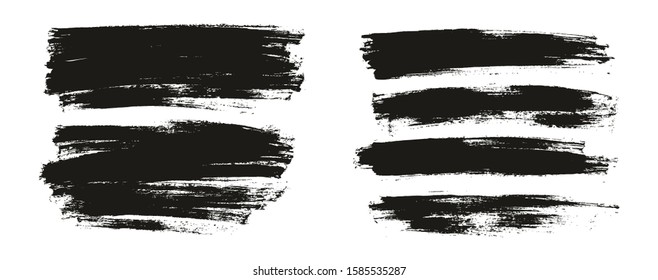 Flat Paint Brush Thin Full Background High Detail Abstract Vector Background Set 5268