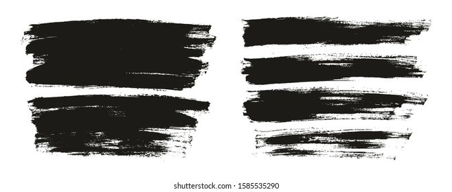 Flat Paint Brush Thin Full Background High Detail Abstract Vector Background Set 5672