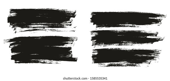 Flat Paint Brush Thin Full Background High Detail Abstract Vector Background Set 4957