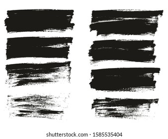 Flat Paint Brush Thin Full Background High Detail Abstract Vector Background Set 2728
